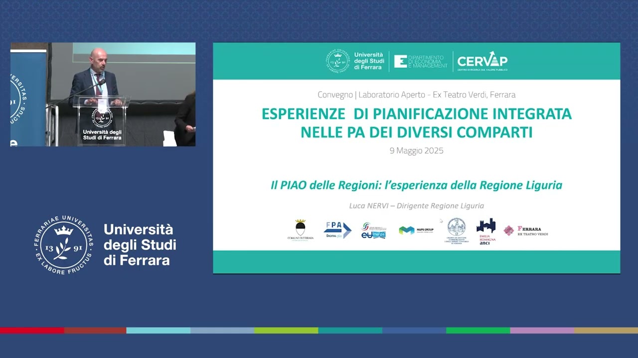 Esperienze di pianificazione integrate nelle PA dei diversi comparti