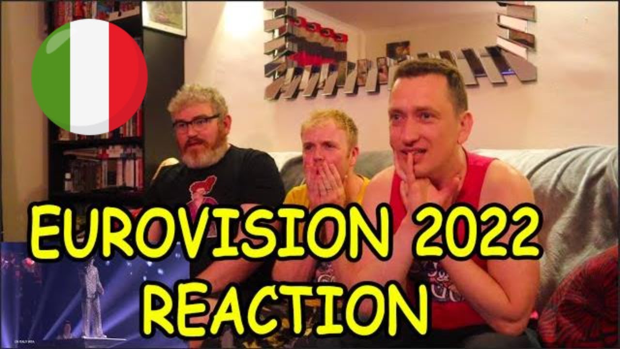 EUROVISION 2022 - ITALY - REACTION - MAHMOOD BLANCO - BRIVIDI - FINAL