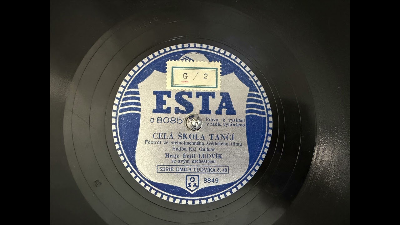 CELÁ ŠKOLA TANČÍ, Emil Ludvík, 78rpm