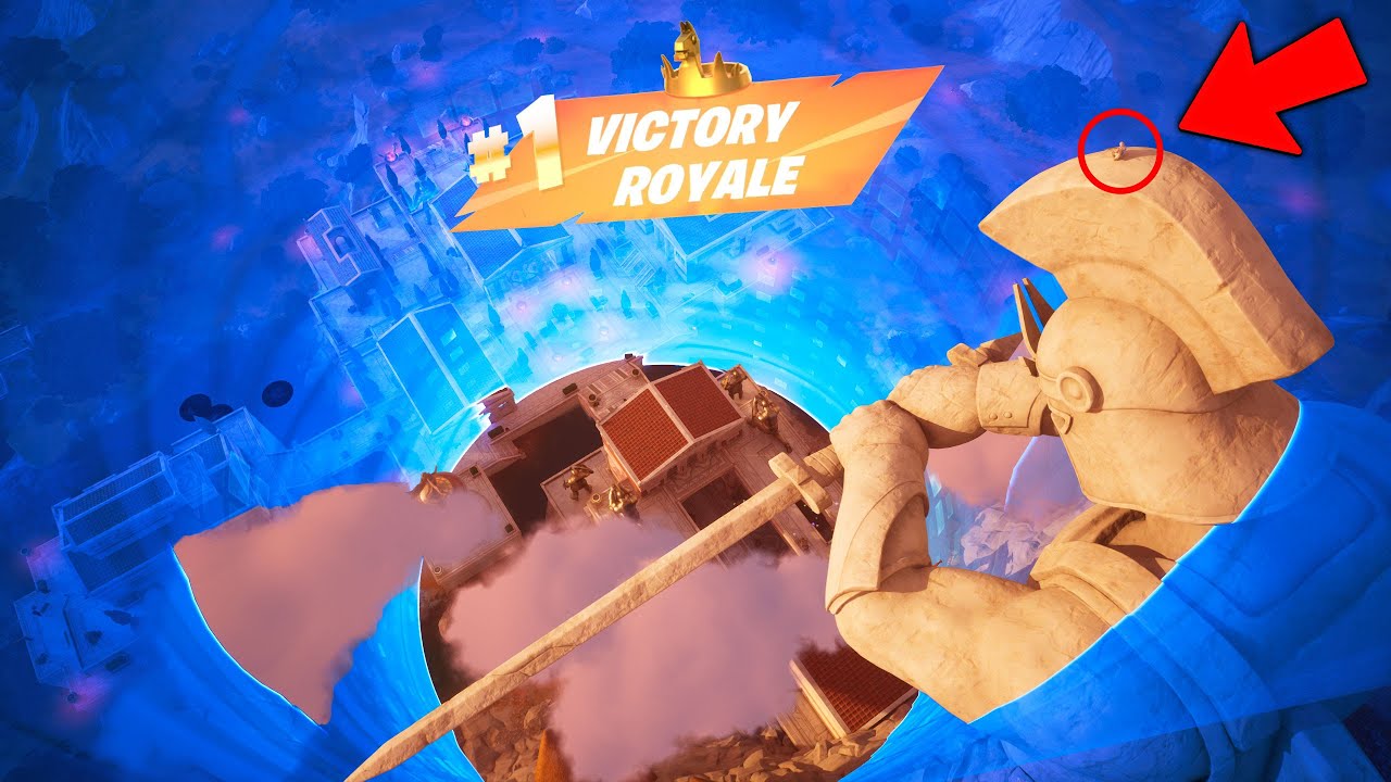 I STAYED ON THE MOUNT OLYMPUS STATUE ALL GAME!!