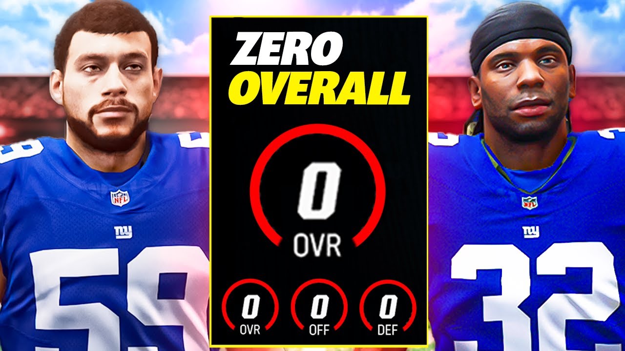 Rebuilding a 0 Overall Team on Madden 24