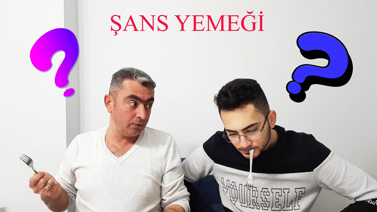 Şans Yemeği ASPAVADAN Gözü Kapalı Yemek Spariş Ettik