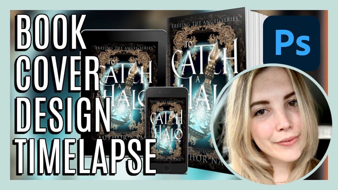 Fantasy Book Cover Design Timelapse | Adobe Photoshop