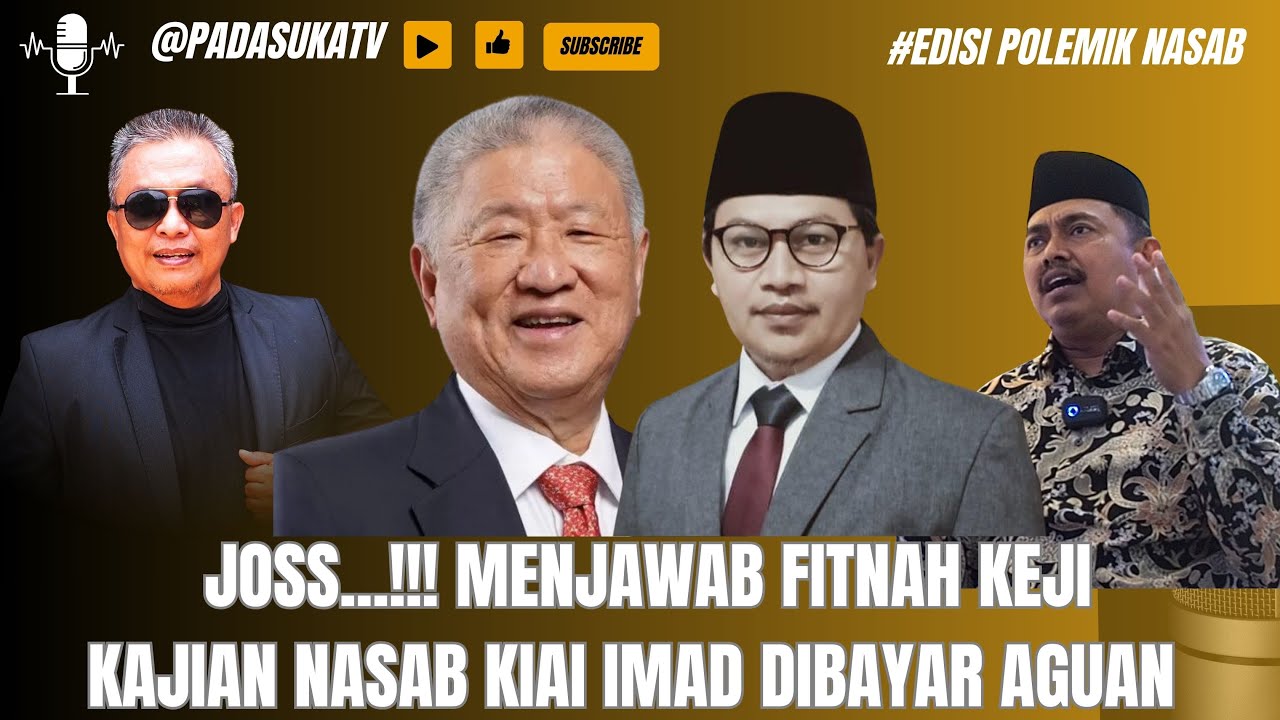 JOSS..‼️Menjawab Fitnah Keji, Kajian Nasab Kiai IMAD Dibayar AGUAN