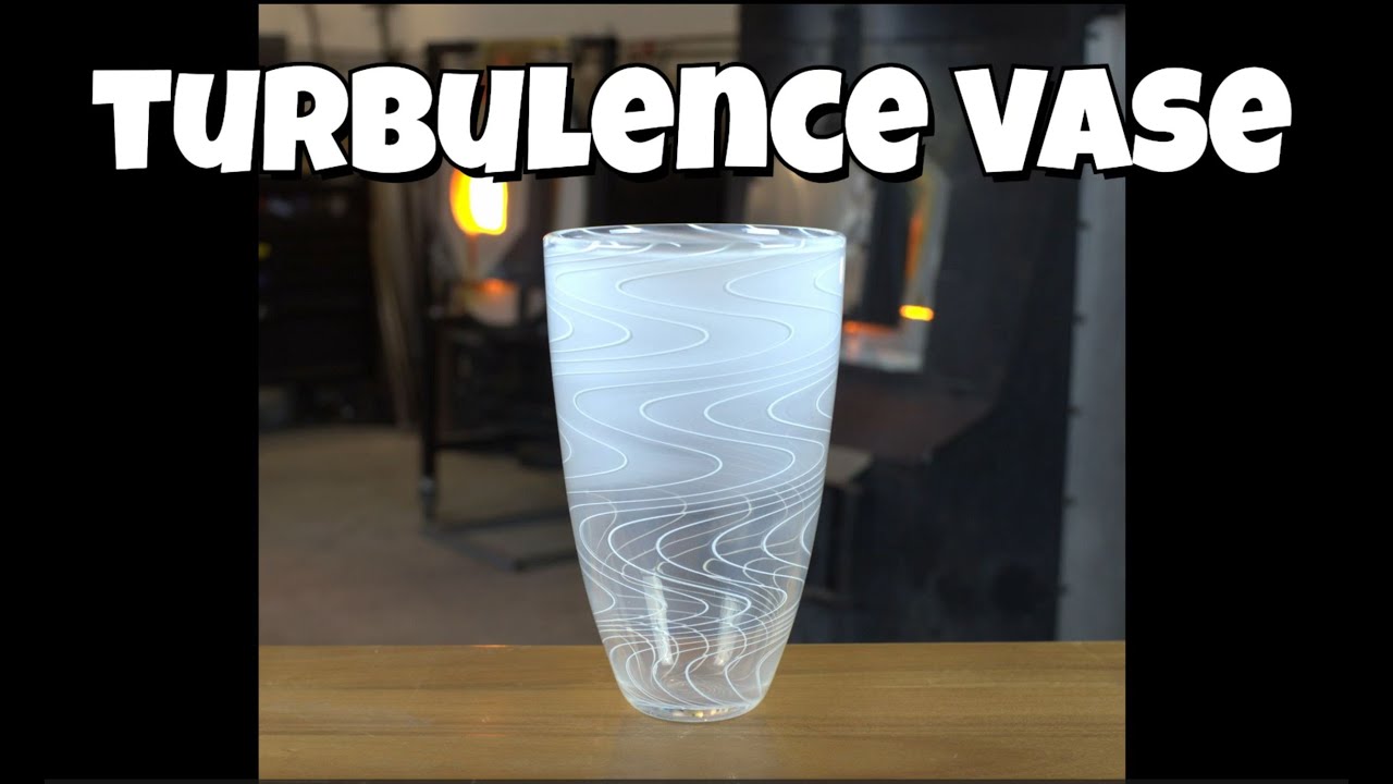 Hand-Blown Glass Turbulence Vase &ndash; Live Glassblowing Process | Glen Echo Glassworks