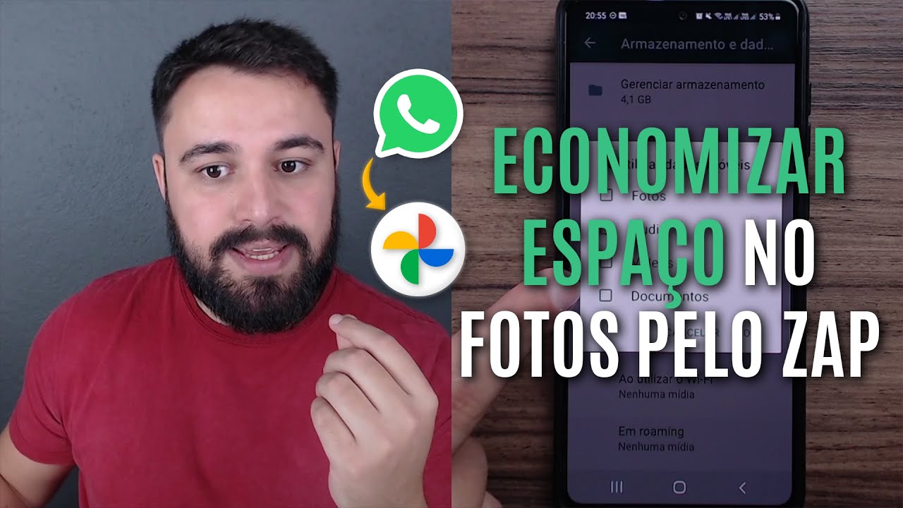 COMO DESATIVAR O DOWNLOAD AUTOMÁTICO NO WHATSAP E ECONOMIZAR ESPAÇO NO GOOGLE FOTOS
