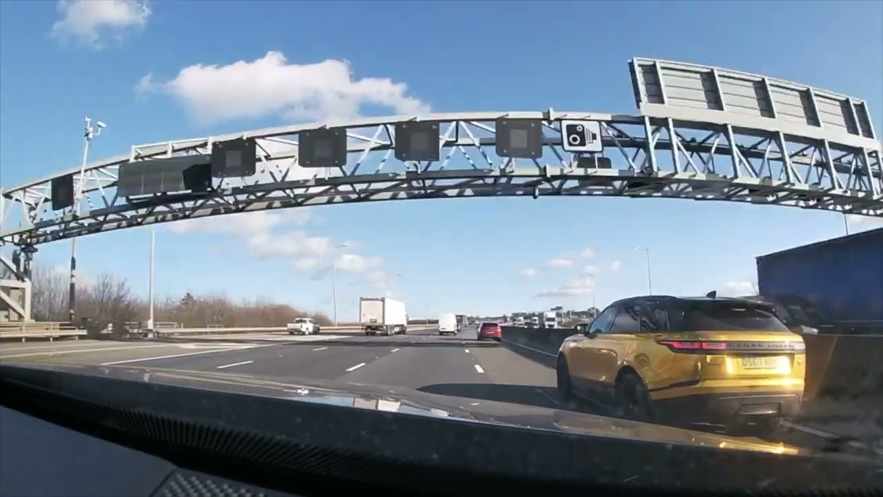 Driving from Reading to Ilford 12/02/2024 Daytime 8X Speed 1080p