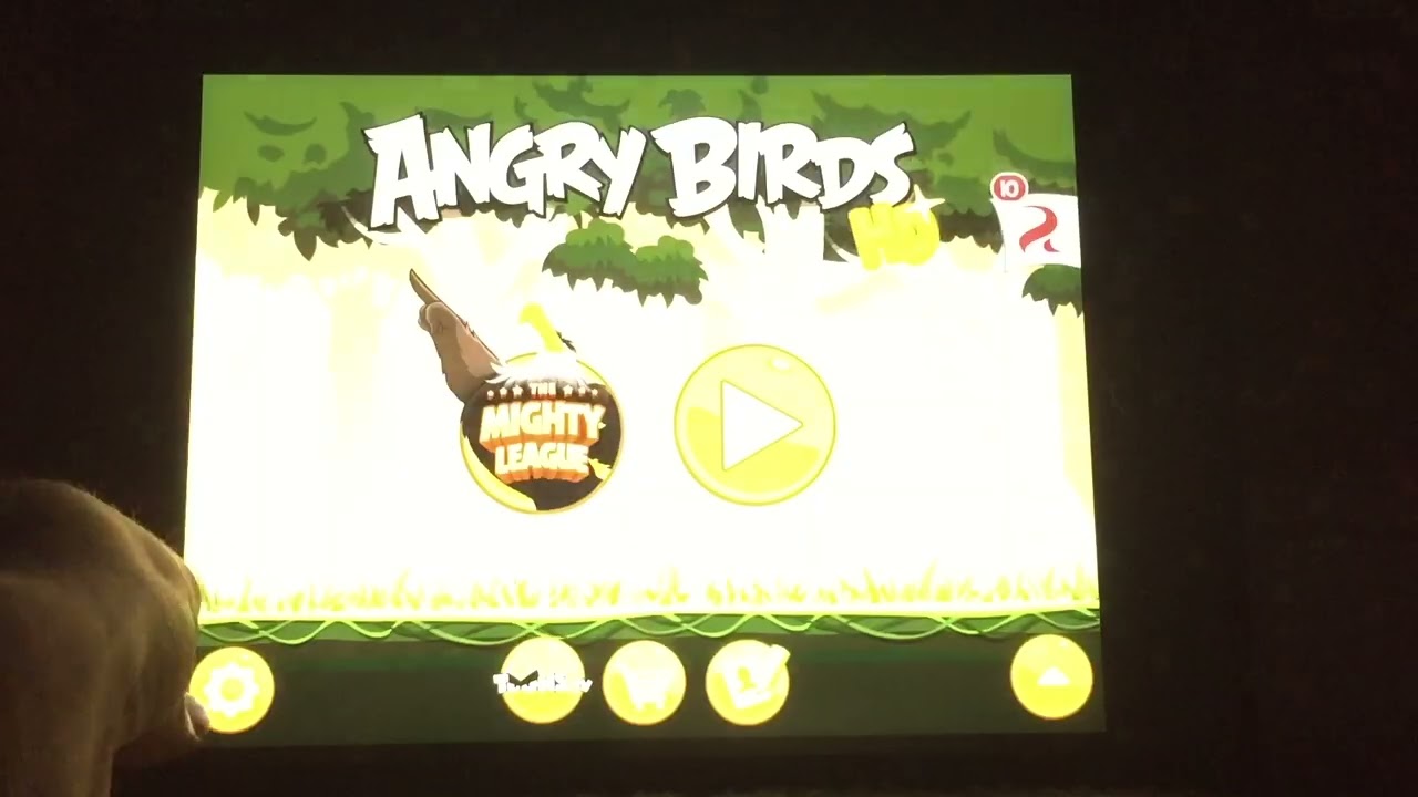 Angry Birds HD 6.1.5 On iPad Air 2 iOS 9.3.2 Gameplay