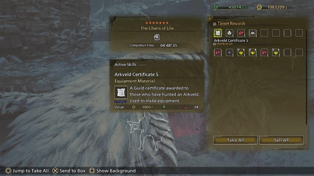 Monster Hunter Wilds: Casual Freestyle Hammer run vs Arkveld 4:48