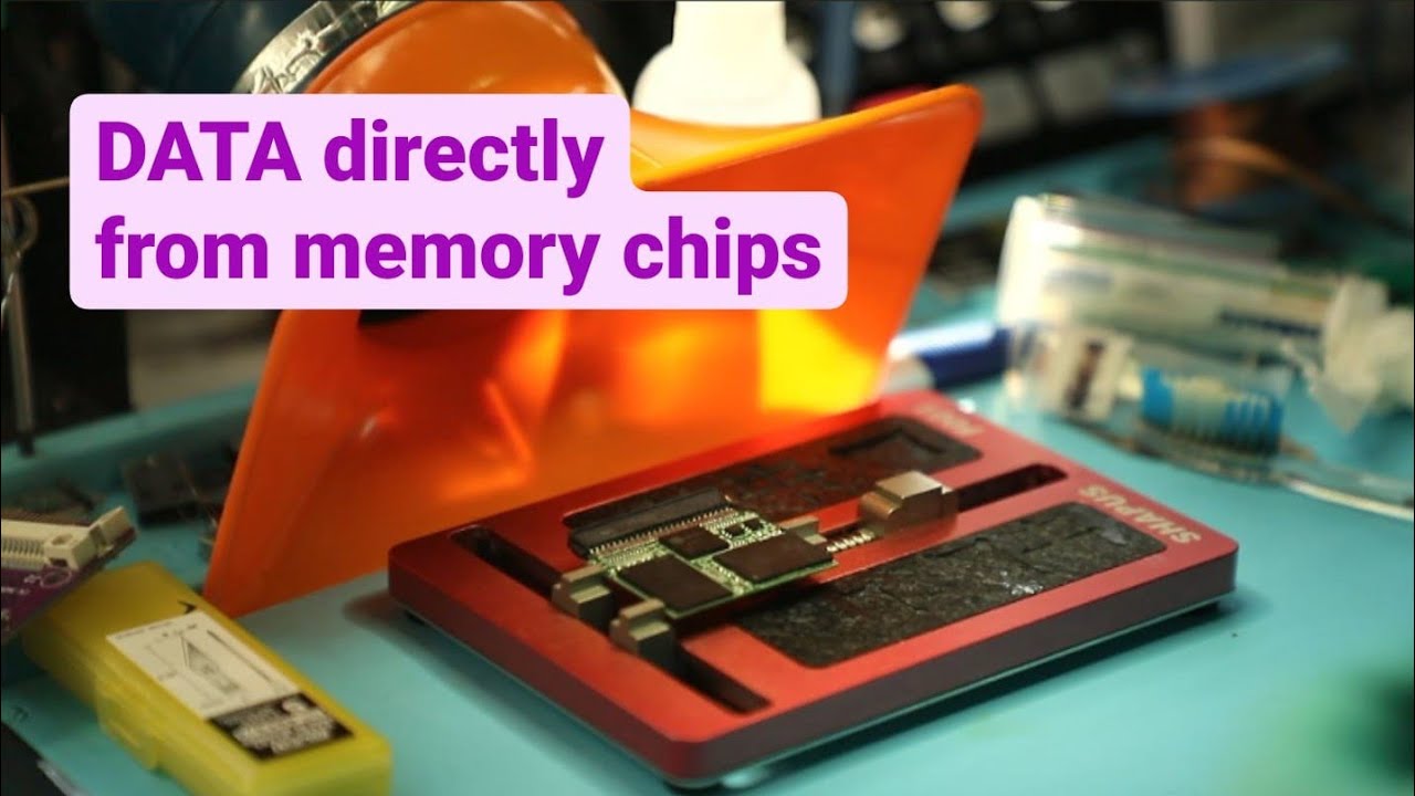 recovering data from memory card directly from memory chips