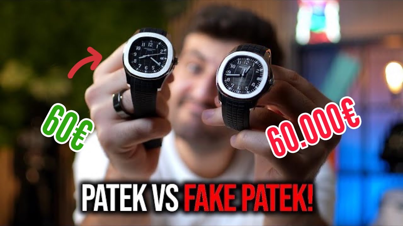 Patek Philippe Aquanaut: 60€ Amazon Fake vs. Original