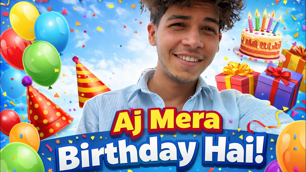 Today is my birthday 🎂🥳🎊🎉