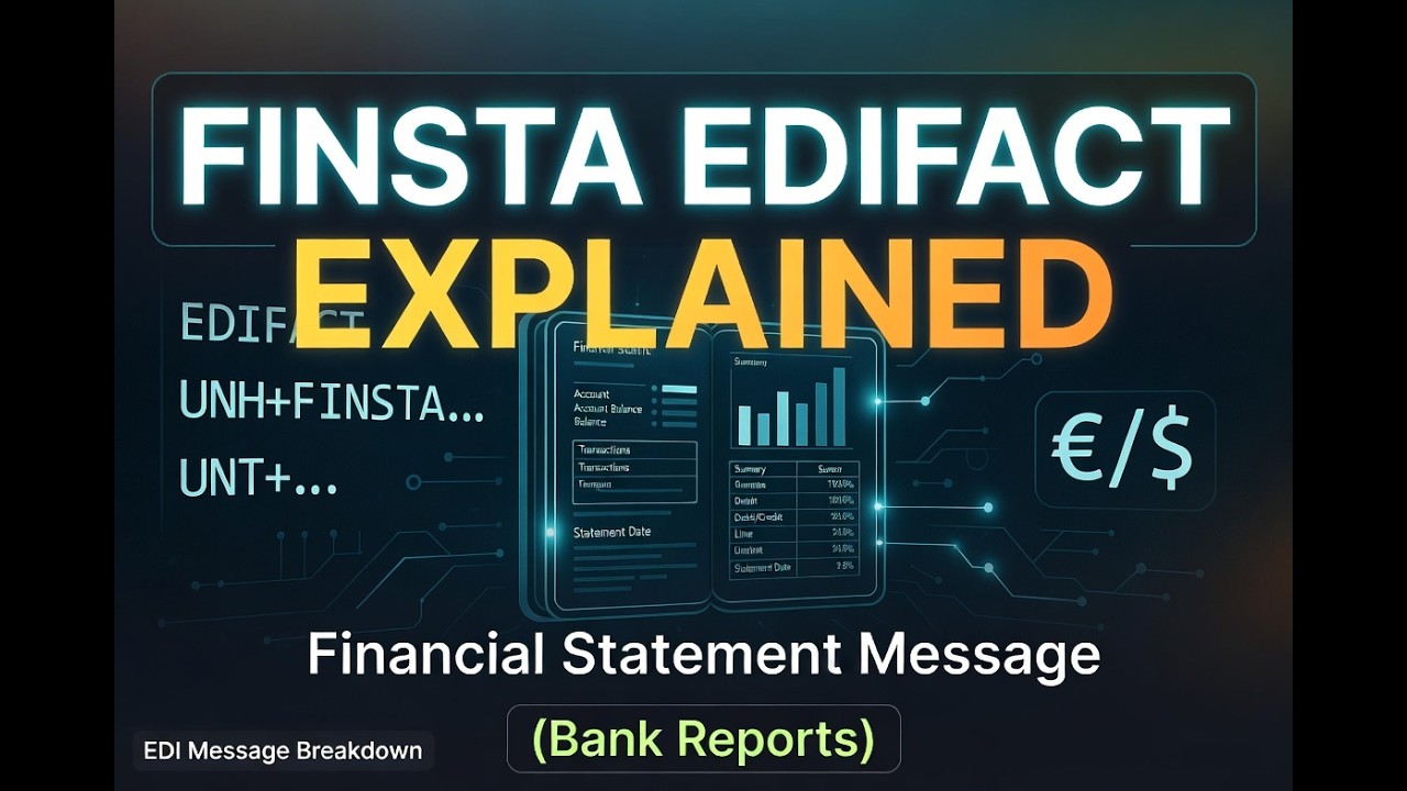 FINSTA EDIFACT Explained | Financial Statement Message (Bank Reports)