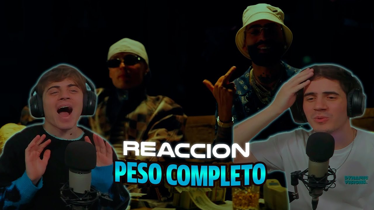 [REACCION] PESO COMPLETO - Peso Pluma, Arcángel (Video Oficial)