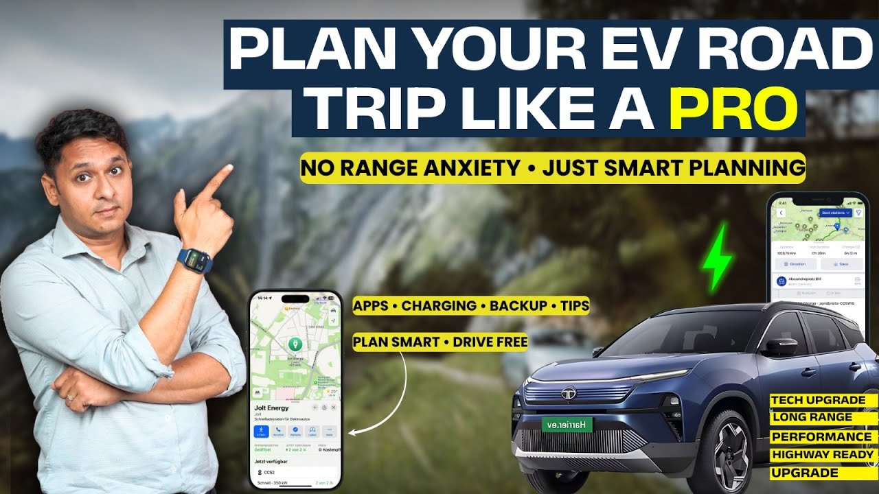How to Plan a Perfect EV Road Trip in India | Charging Apps, Pro Tips & Backup Tricks!