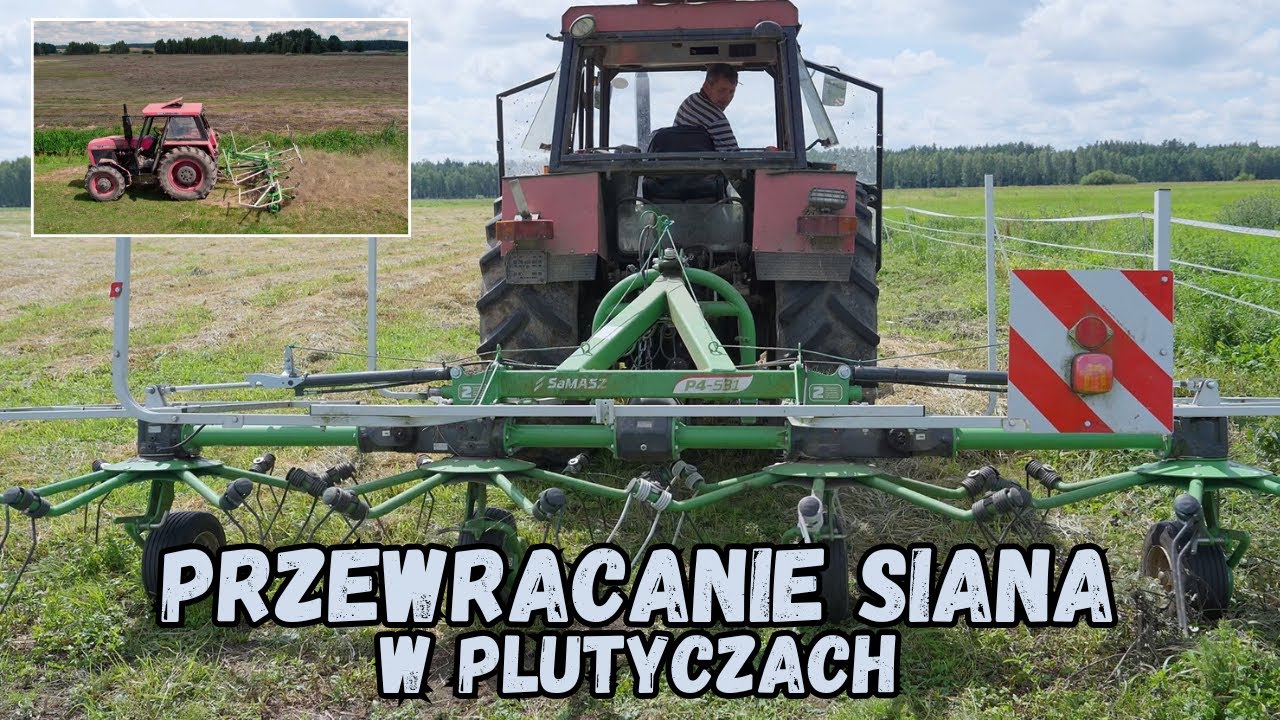 Przewracanie siana Jak wygląda przetrząsacz SaMasz P4 531 po 4 latach używania Rolnicy z Podlasia