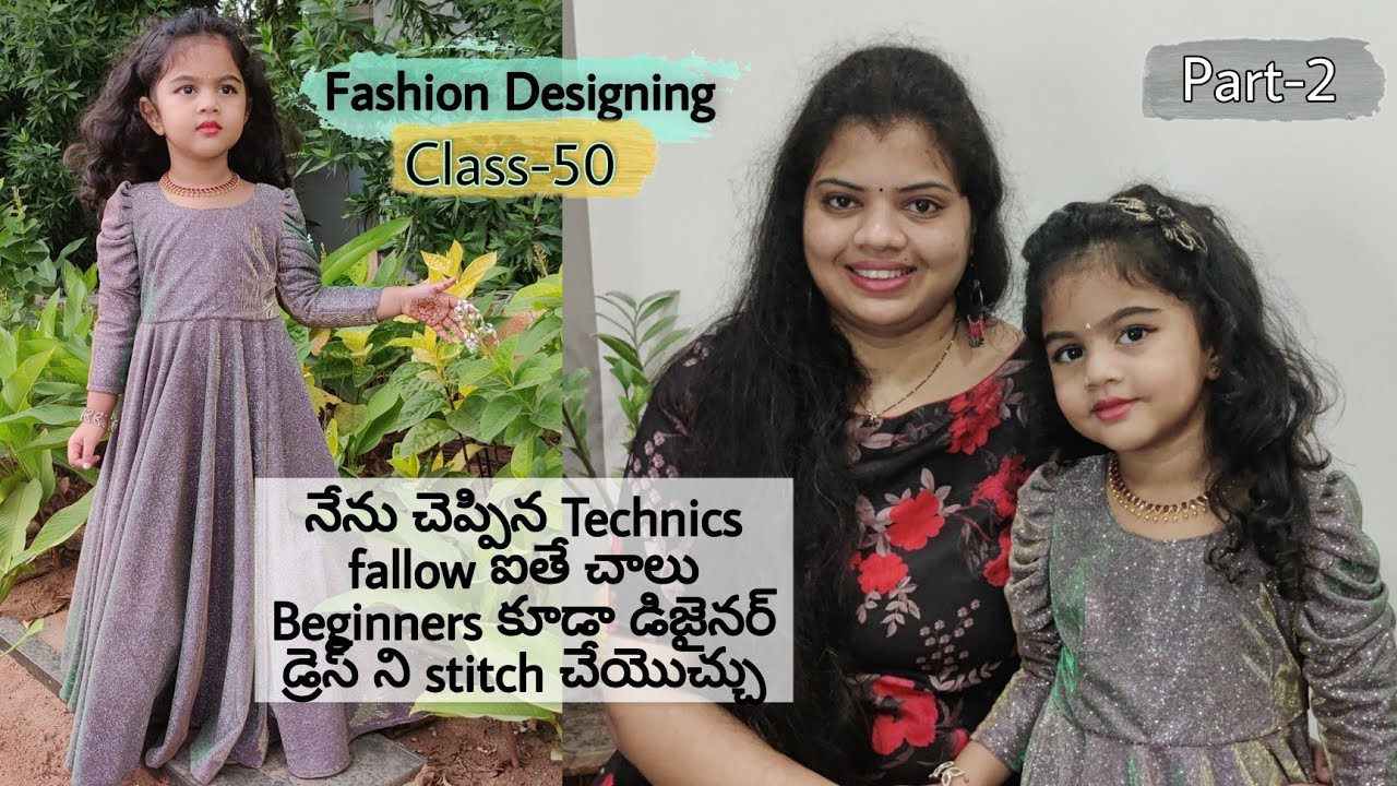 #FDclass-50 Double ubrella cut dress stitching #cowlsleevesstitching @cndufabrics.
