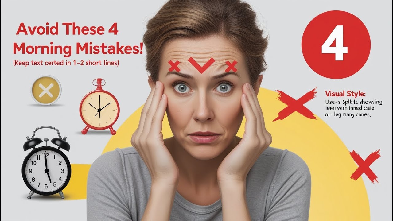 ☀️ 4 Morning Mistakes People Over 70 Make (And How to Avoid Them) #healthylife60+