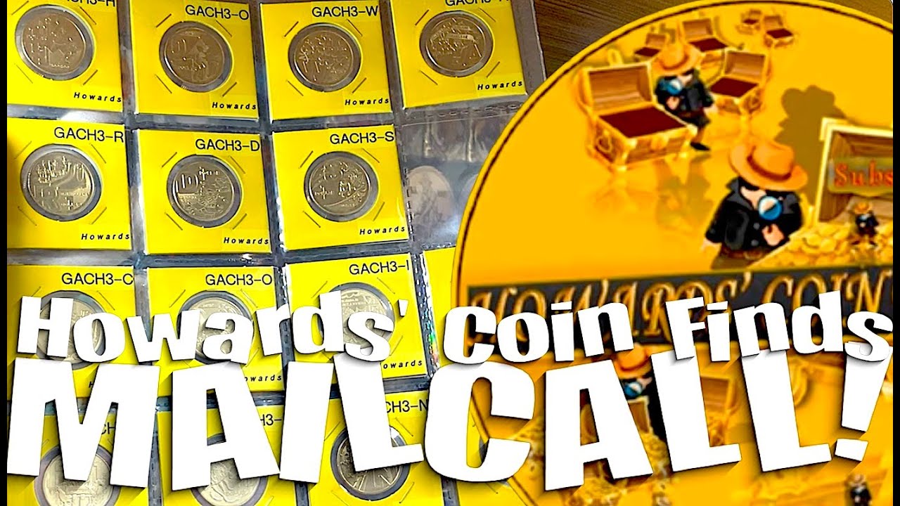 MailCall 🎁 Giveaway Prize ... Howards' Coin Finds amazing prize plus his channel stickers (finally!)