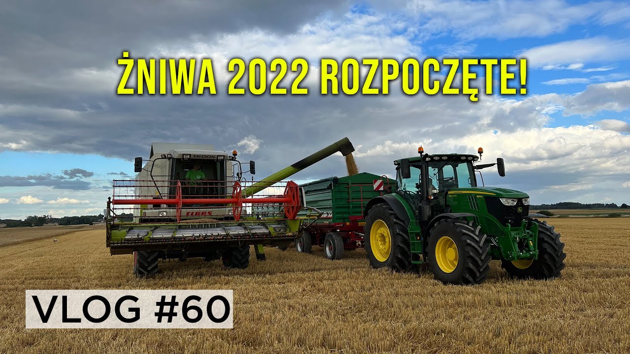 ŻNIWA 2022 - JĘCZMIEŃ ZASKOCZYŁ PLONEM! | VLOG #60