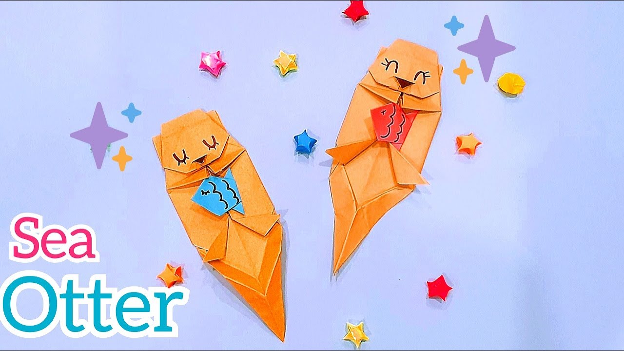 수달 종이접기 Otter Origami