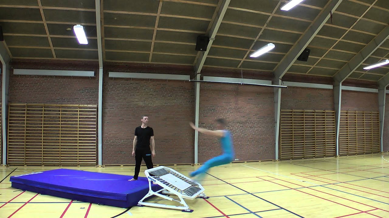 Gymnastik fra Nutid Spring Minitrampolin Slow