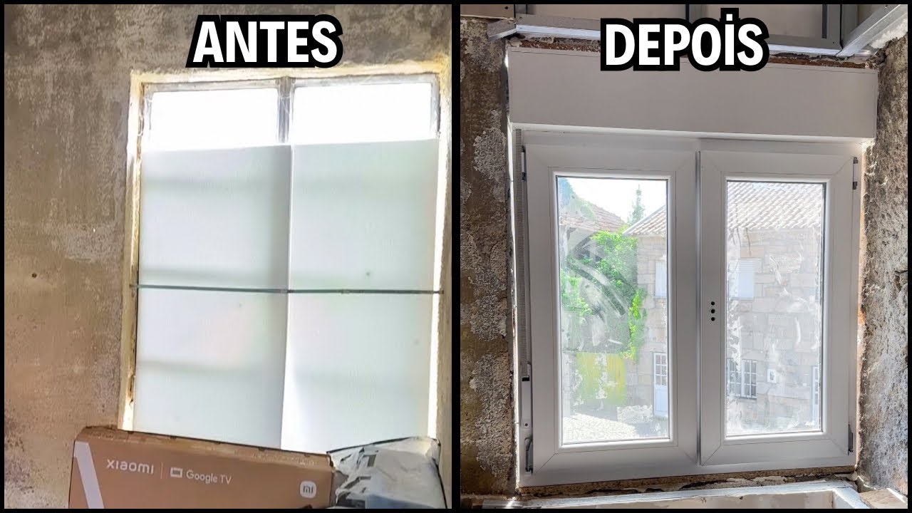 ENFIM, INSTALAMOS A JANELA+CHURRASCO NO FIM DE SEMANA 🇵🇹
