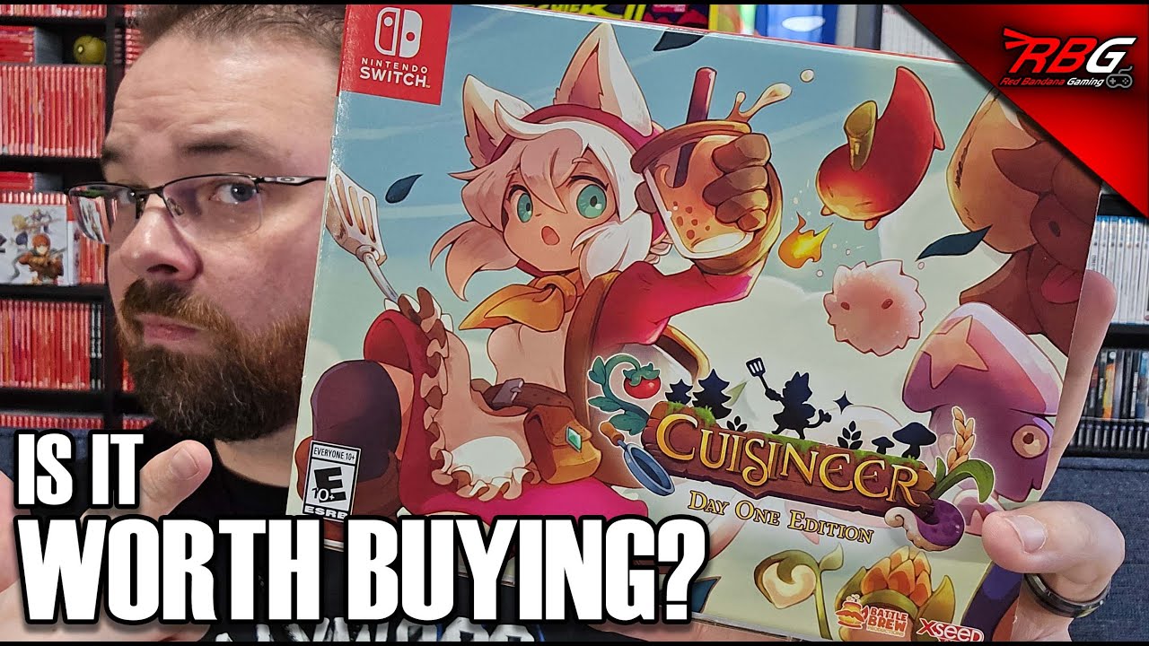 Cuisineer Day One Edition Unboxing - Is it Worth it? - Nintendo Switch Version
