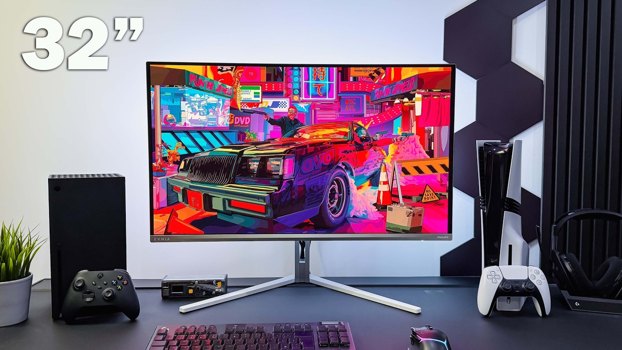 BEST 32-inch Gaming Monitor? | Philips Evnia 32M2N8900 Review