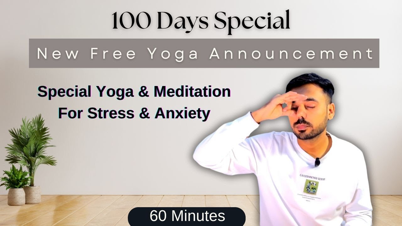 Yoga for STRESS & ANXIETY | Yoga for Migraine | Yoga for Mental Health |