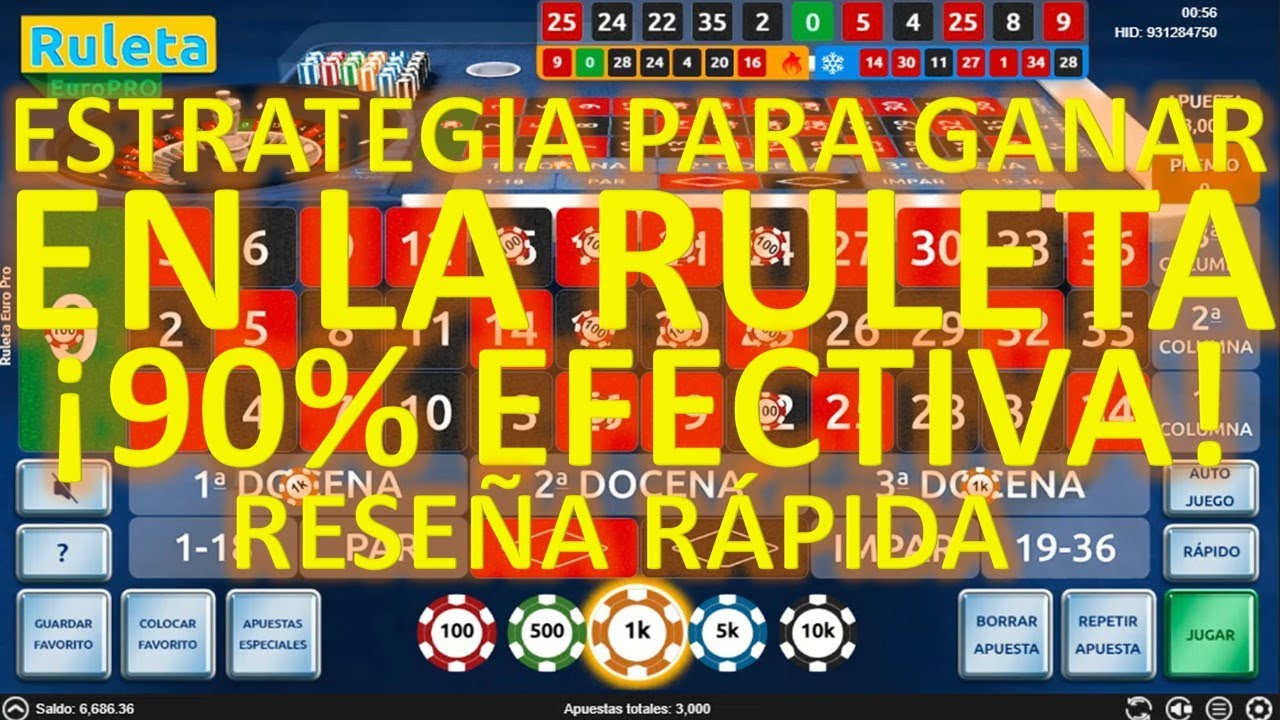 Estrategia para ganar en la Ruleta &iexcl;90% efectiva!