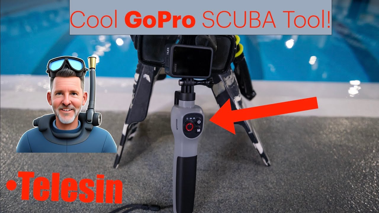 Telesin GoPro Underwater Remote Selfie Stick #telesin #gopro