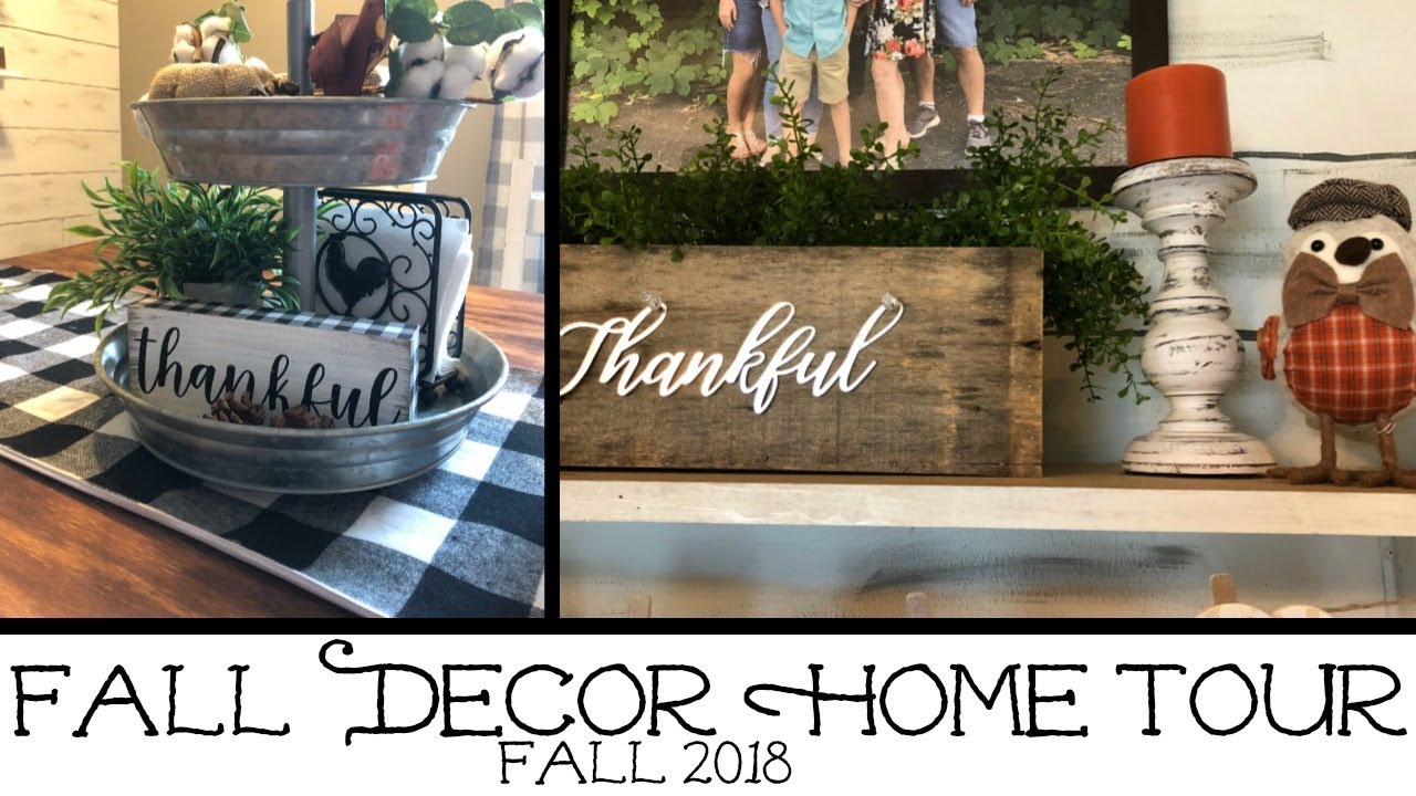 FALL DECOR HOME TOUR // FALL 2018