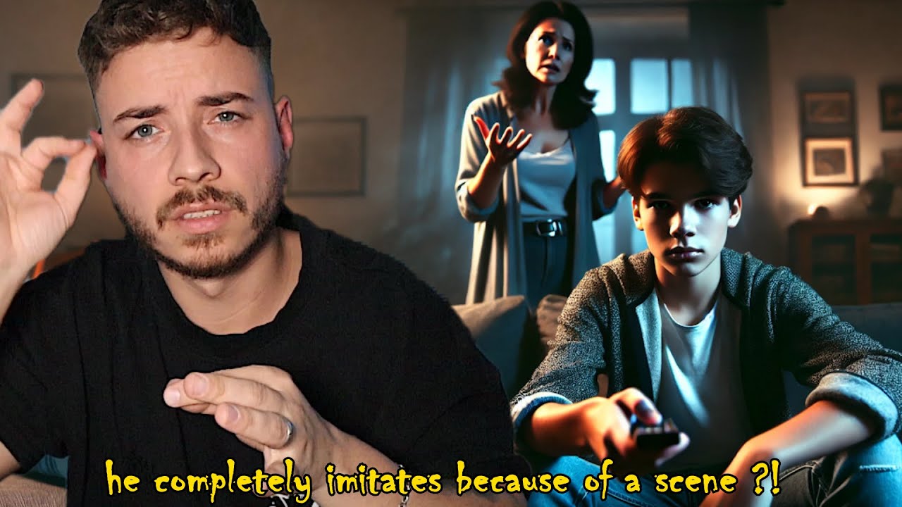 He completely imitates because of a scene ?!