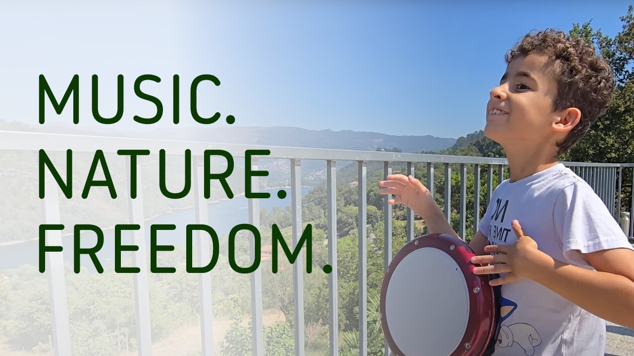 Darbuka Drumming in Nature with a Lake View #darbuka 