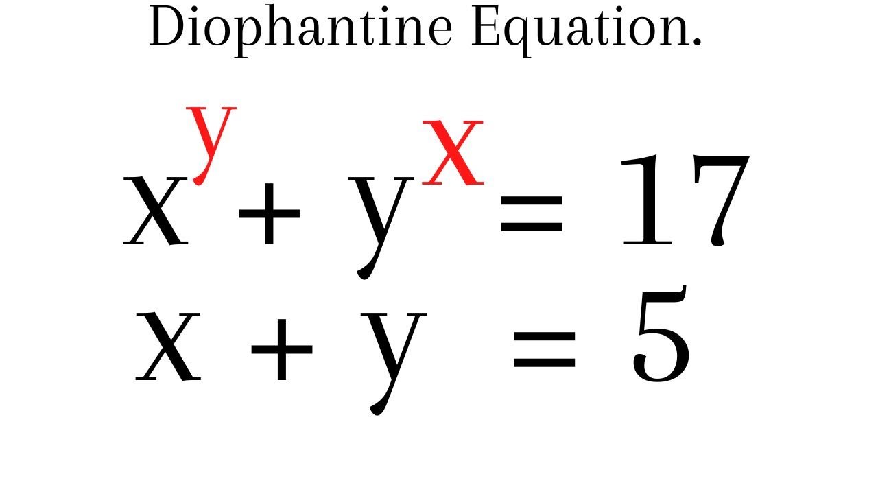 A Nice  Diophantine Equation | Math Olympiad Preparation | Challenging Algebraic Problem.