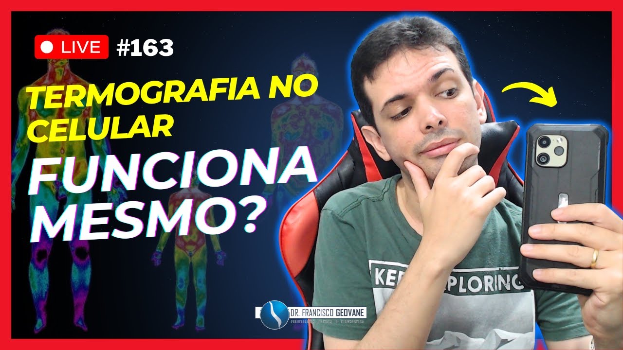 TERMOGRAFIA CLÍNICA no CELULAR? Será que FUNCIONA ISSO?
