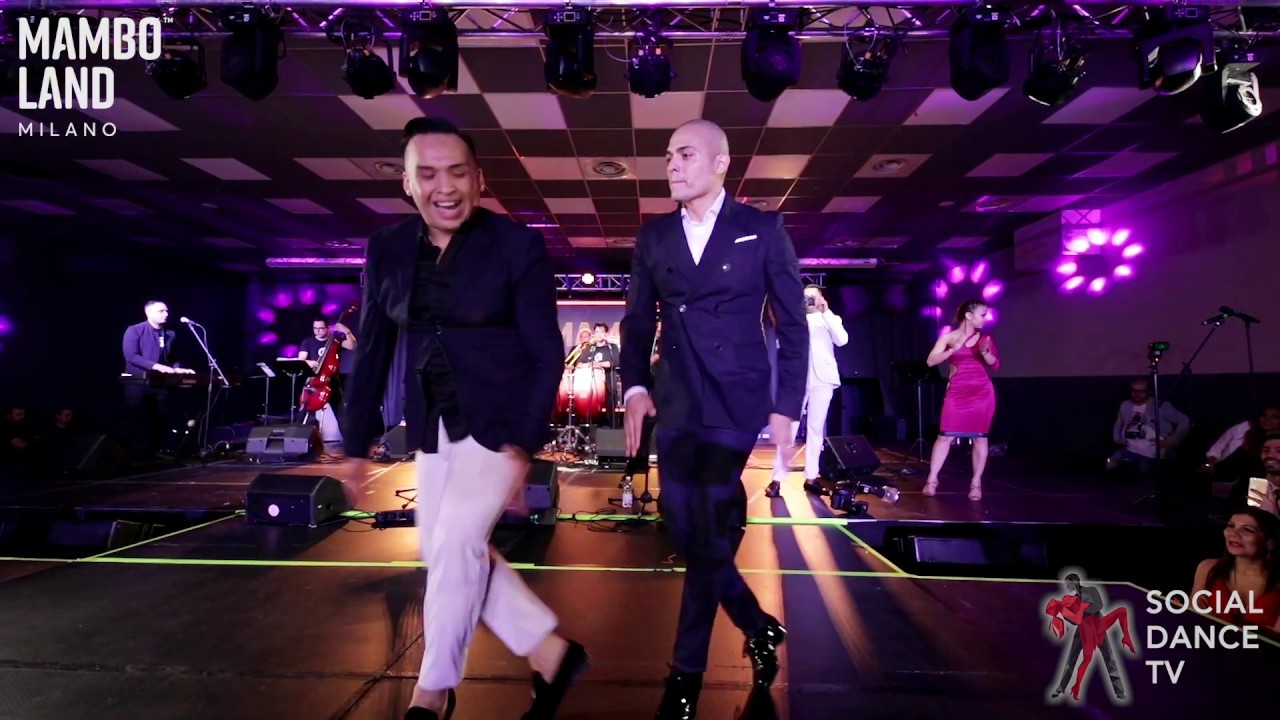 Adolfo Indacochea & Amneris Martinez & Brandon Ayala - Dancing on the stage | Mamboland Milano 2019