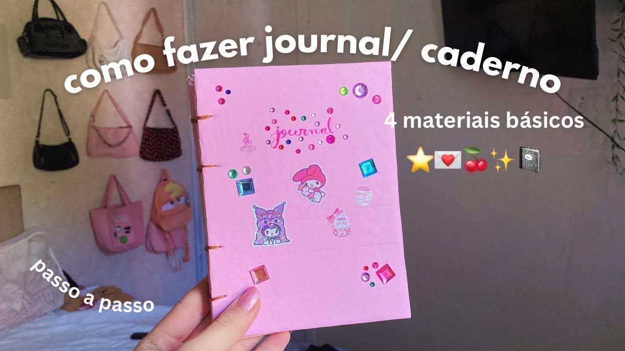 como fazer seu próprio journal /diário 💌✨🍒
