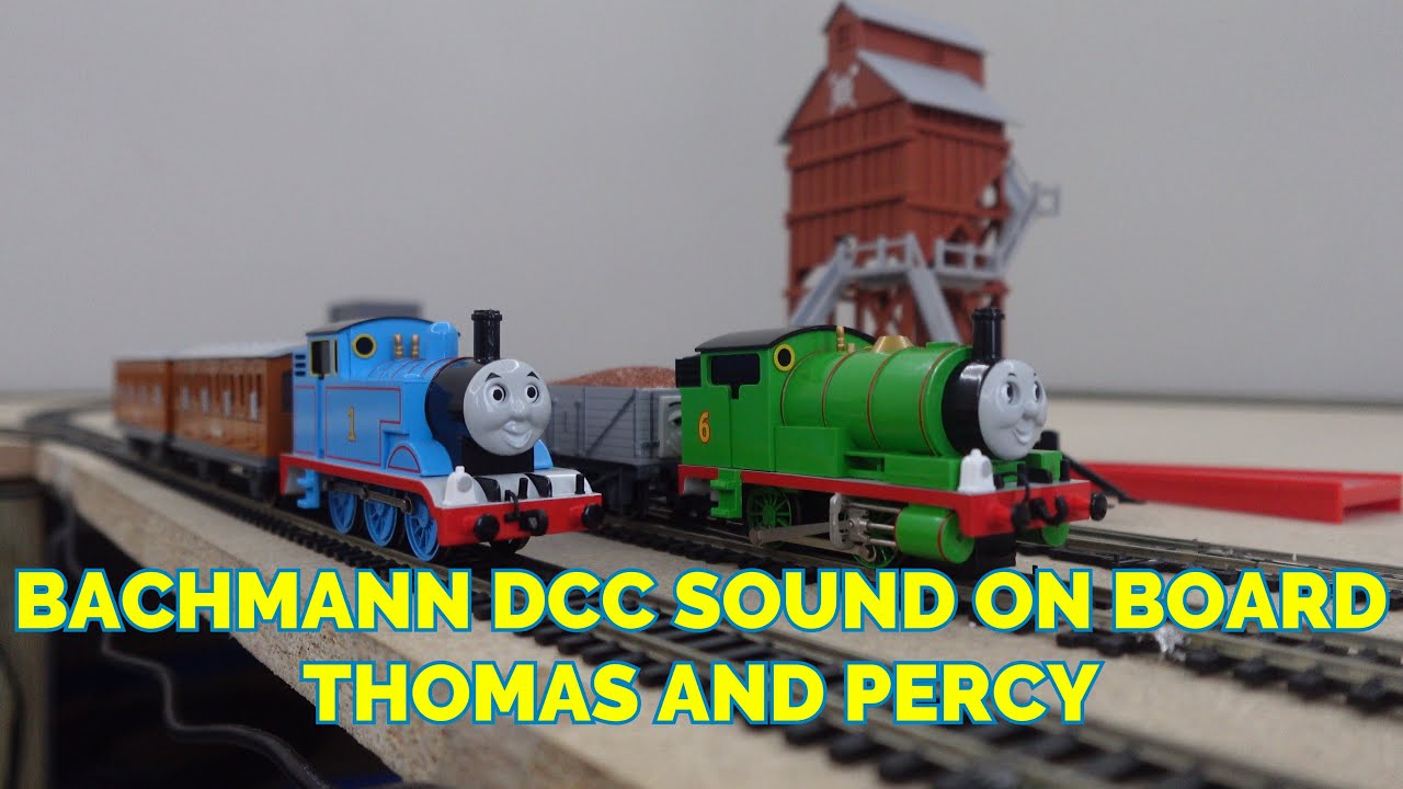 Bachmann DCC Sound On Board Thomas and Percy Unboxing Review and First Run