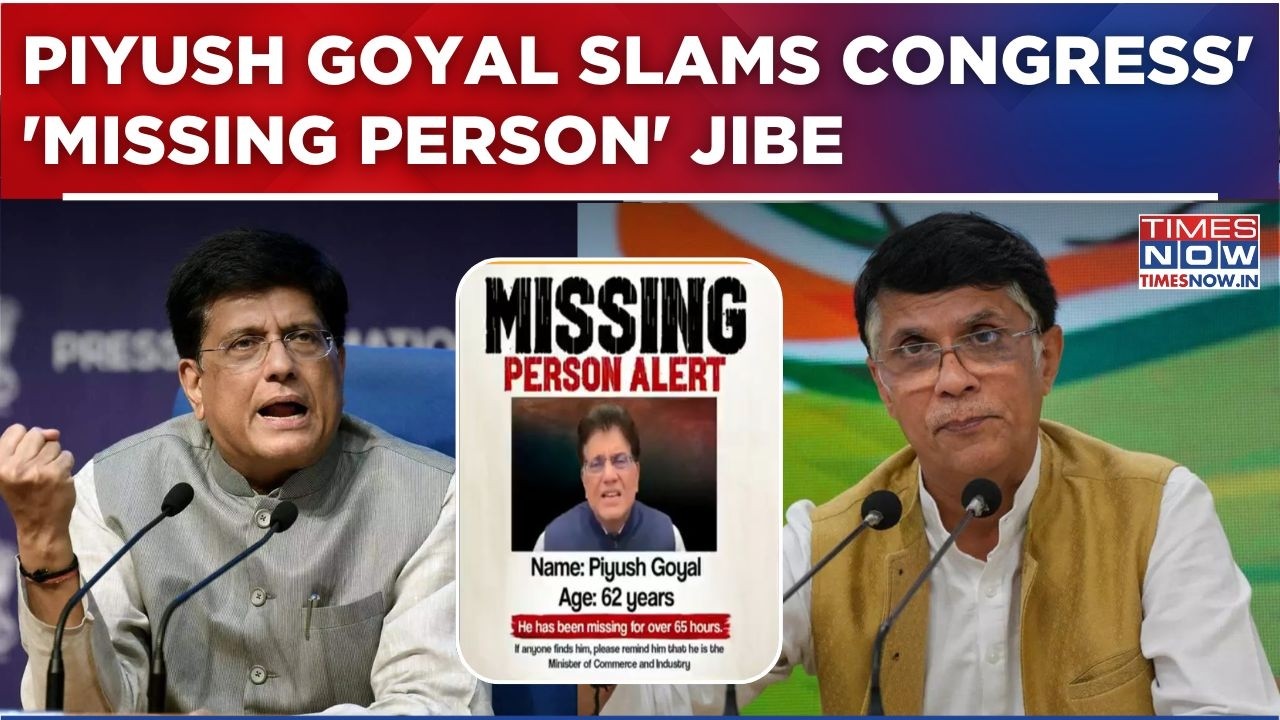 Piyush Goyal Hits Out At Pawan Khera's 'Missing Person Alert' Jibe, Says 'I Underwent Surgery...'
