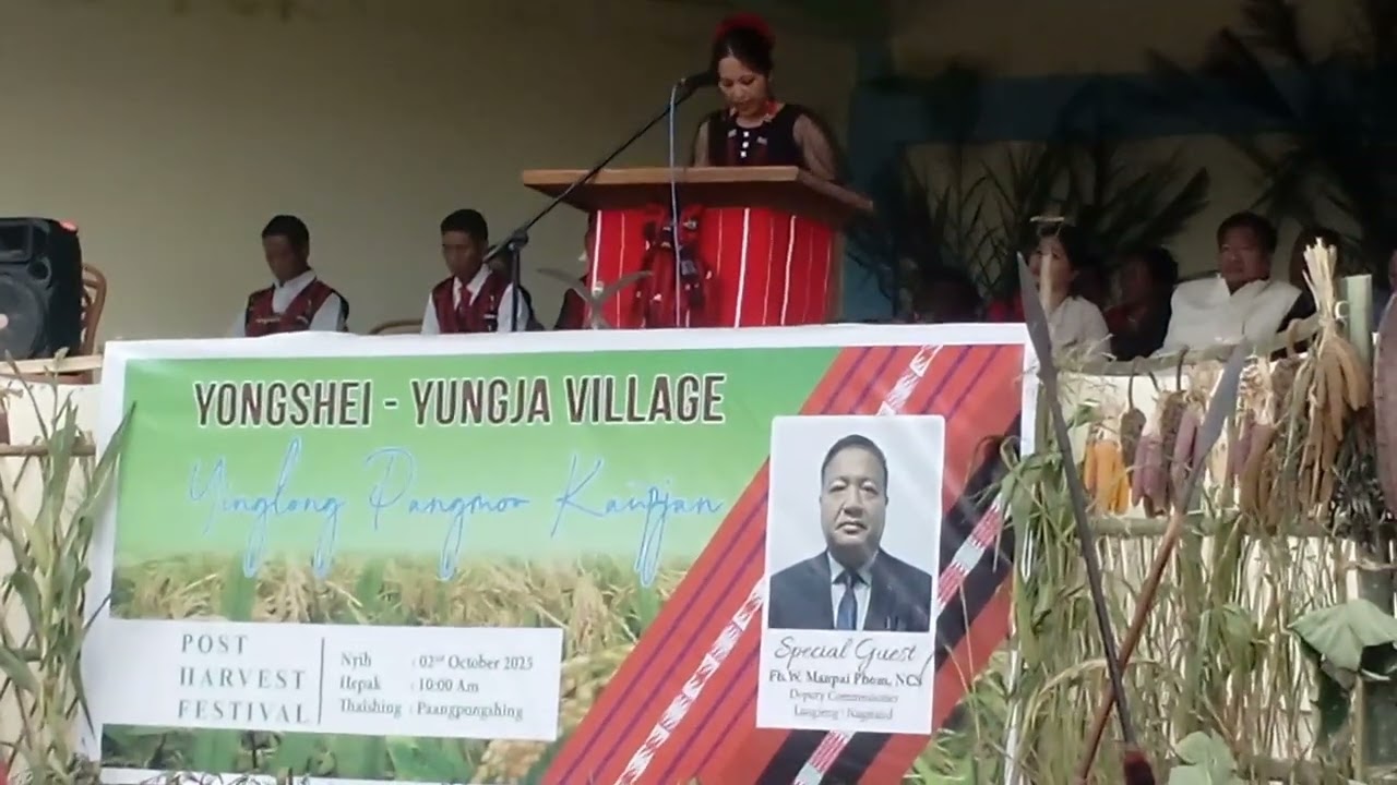 (Pangmoo)  post harvest festival.                 Celebration in  Yongshei  village .2025.