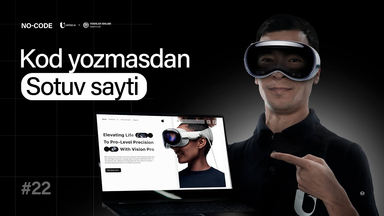13 daqiqada sotuv sayti tayyorlashni o‘rganasiz