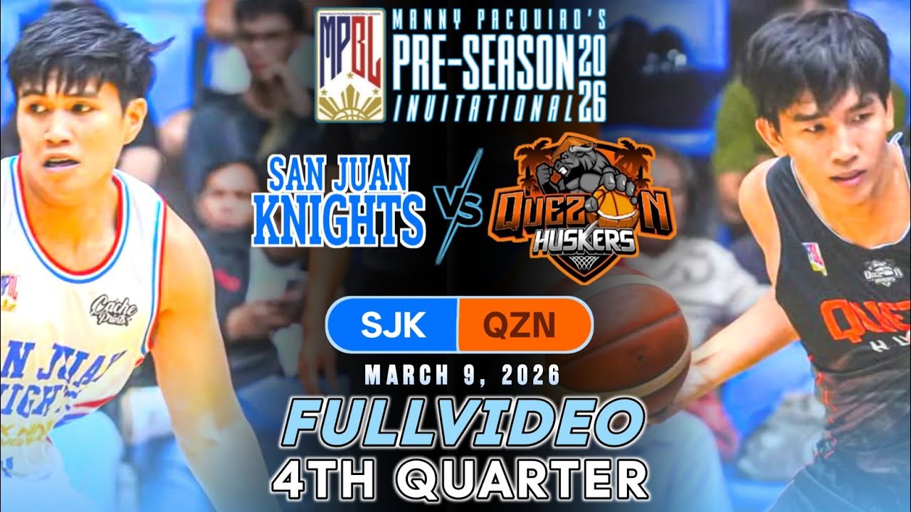 Down to the Wire! SAN JUAN vs QUEZON! Full Video 4th Quarter MPBL pre-season