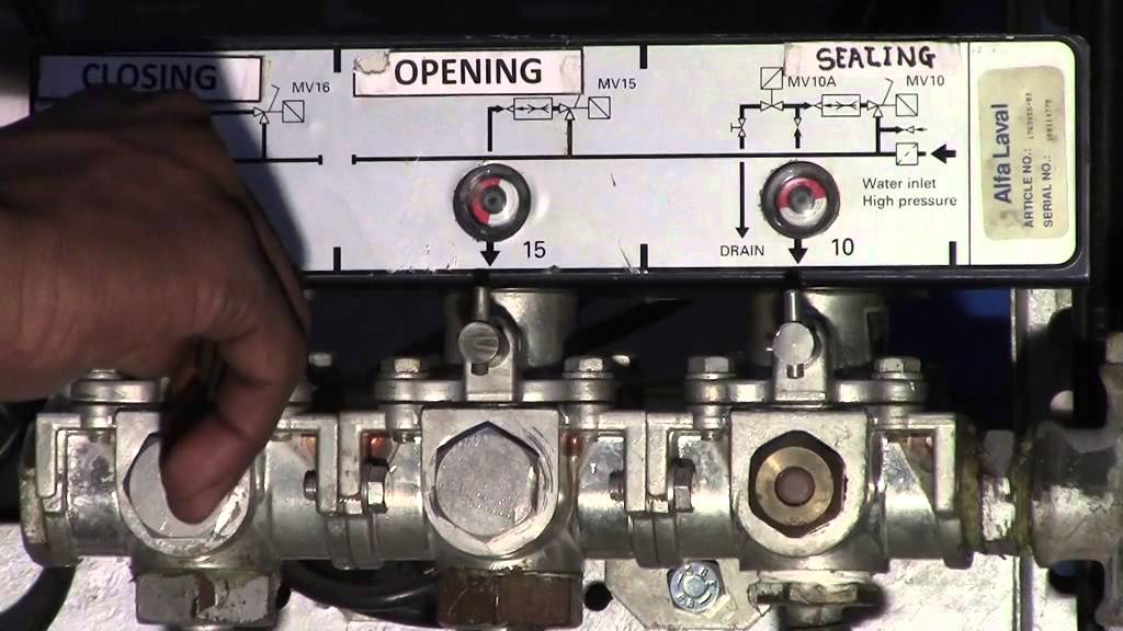 WESTFALIA OSB-35-01-066 SEPARATOR ON TEST BENCH
