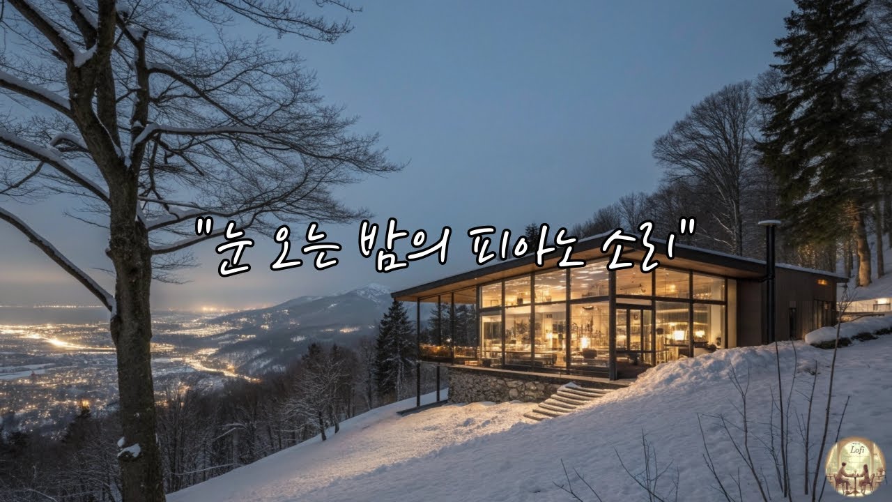 lofi [Play List]잠이 오지 않는 밤│눈이 내리는 산속 카페에서(Sleepless Nights│At a Mountain Cafe in the Snow)