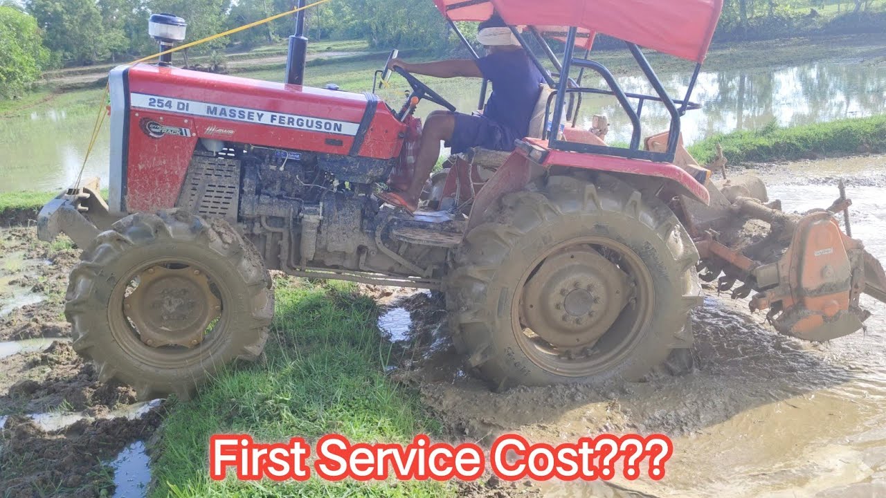 Sunday With Massey Ferguson 254 Dynatrac 50 Hp // First Service Done // Tractor Help