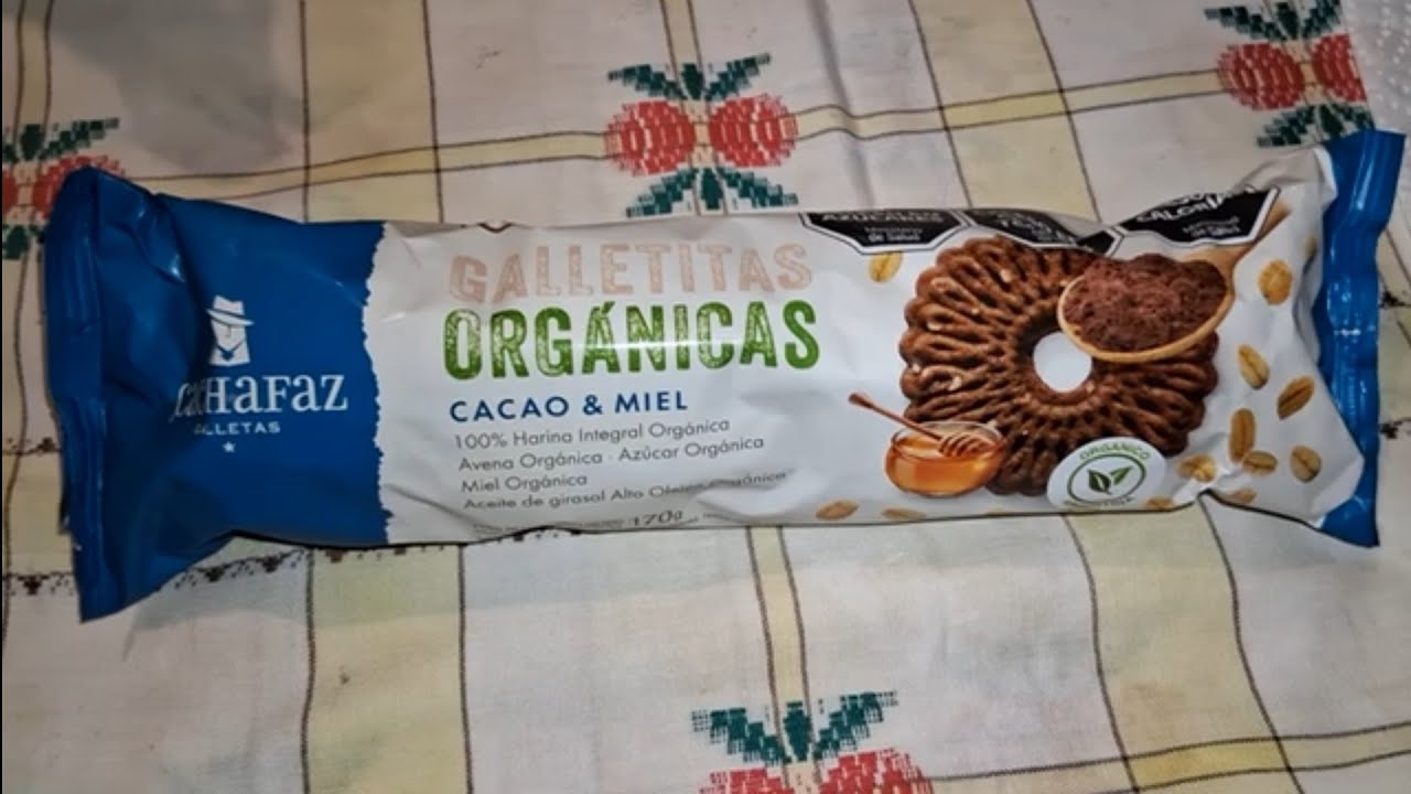 GALLETITAS ORGÁNICAS CACHAFAZ Cacao & Miel (Review Lapidaria) Leer Descripción 👇 
