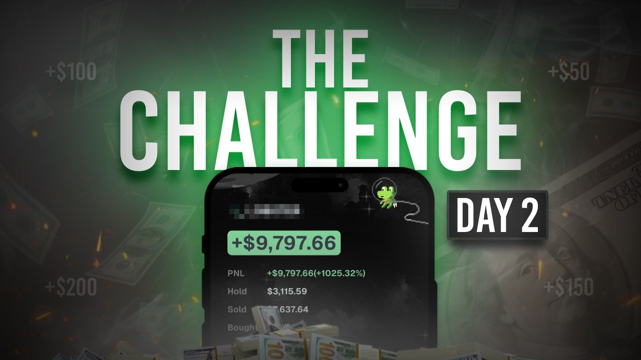 Trading Memecoins Starting with Just $80 – Day 2 | Up $400 | Real Trades, Realistic Results