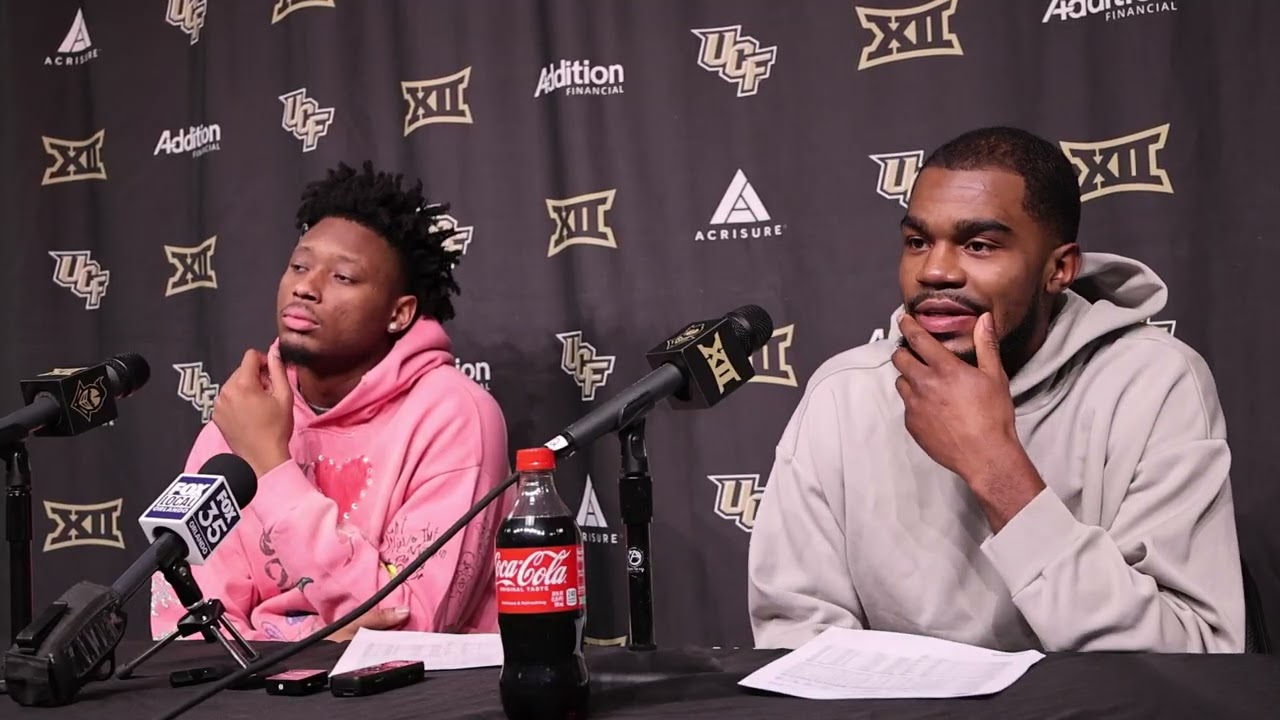 Баскетбольная команда UCF: Джереми Фумена и Деван Кембридж представляют предварительный обзор мат...